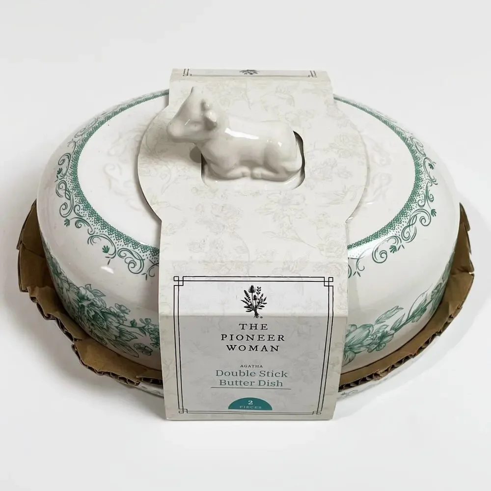 The Pioneer Woman Agatha Double Stick Butter Dish